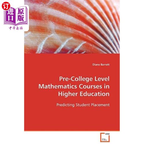 海外直订Pre-College Level Mathematics Courses in Higher Education 高等教育中的大学前数学课程
