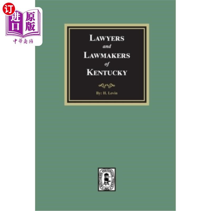 海外直订Lawyers and Lawmakers of Kentucky 肯塔基州的律师和立法者