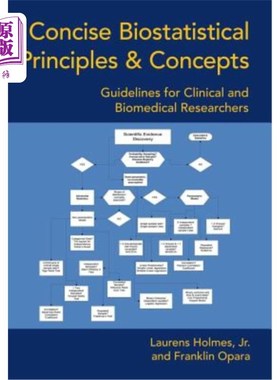 海外直订Concise Biostatistical Principles & Concepts: Guidelines for Clinical and Biomed 简明生物统计学原理和概念：