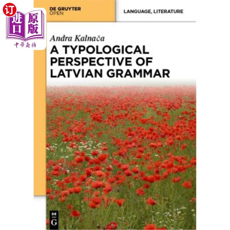海外直订A Typological Perspective on Latvian Grammar 拉脱维亚语法的类型学透视
