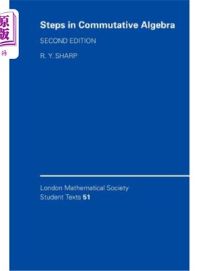 海外直订Steps in Commutative Algebra 交换代数中的步骤