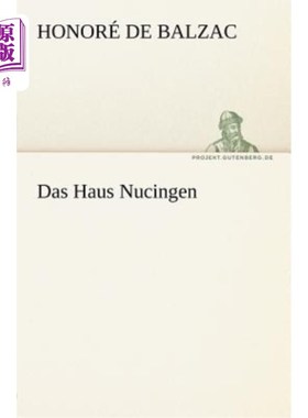 海外直订德语 Das Haus Nucingen 我要住在这里