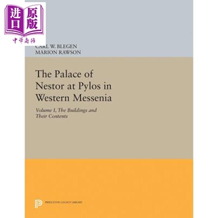 Palace 卷1 Nestor Carl Pylos Blegen 中商原版 Messenia Western 预售 The William 在西梅塞尼亚皮洛斯内斯特皇宫