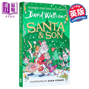 预售 大卫威廉姆斯 圣诞老人与儿子 David Walliams Santa & Son 英文原版 儿童插图小说文学故事 英语读物 进口童书【中商原版】