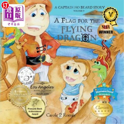 海外直订A Flag for the Flying Dragon: A Captain No Beard Story 飞龙的旗帜：无须船长的故事