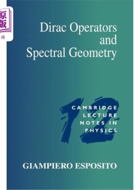 海外直订Dirac Operators and Spectral Geometry Dirac算子和谱几何