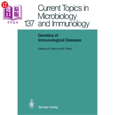 海外直订医药图书Genetics of Immunological Diseases 免疫学疾病遗传学