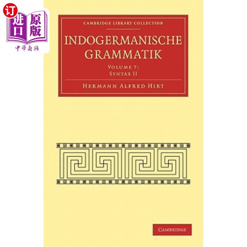 海外直订德语 Indogermanische Grammatik Indogermanische语法
