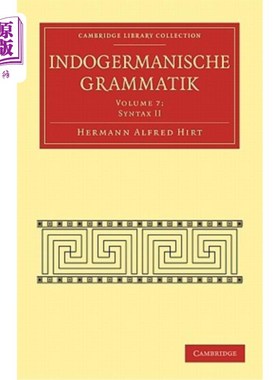 海外直订德语 Indogermanische Grammatik Indogermanische语法