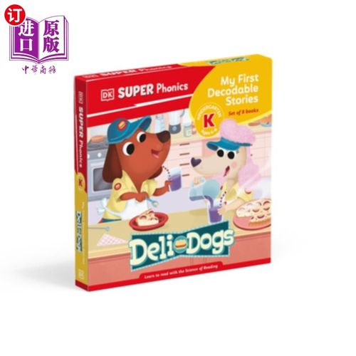 海外直订DK Super Phonics My First Decodable Stories Deli Dogs 我的第一个可解码的故事熟食狗