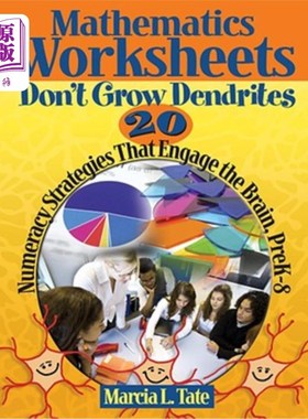 海外直订Mathematics Worksheets Don′t Grow Dendrites: 20 Numeracy Strategies That E 数学工作表Don&#