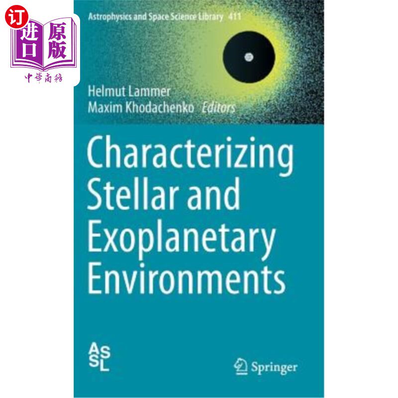 海外直订Characterizing Stellar and Exoplanetary Environments 恒星和系外行星环境的特征