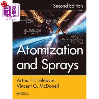海外直订Atomization and Sprays 雾化与喷雾