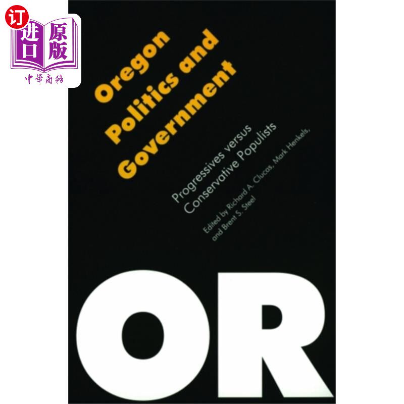 海外直订Oregon Politics and Government 俄勒冈州政治与政府 - 实物图