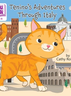 海外直订Tenino's Adventure Through Italy Tenino的意大利冒险