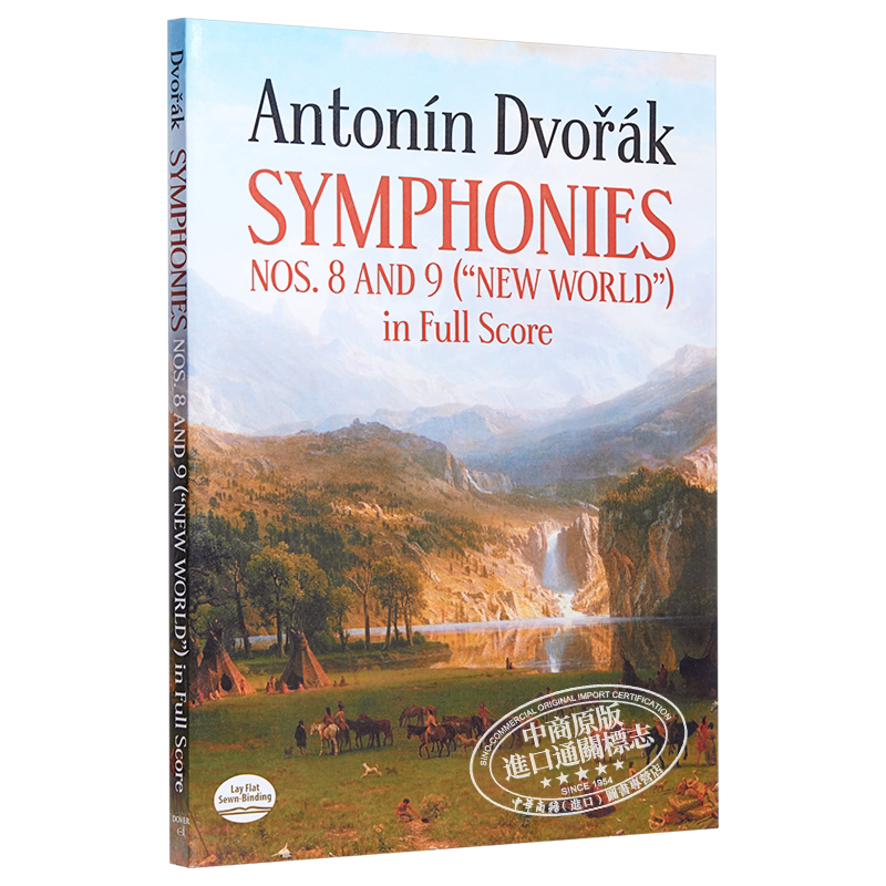预售 德沃夏克第八、九交响曲全谱 进口艺术 Symphony No. 8 in G Major, Op.88, Symphony No. 9 in E Minor, Op.95 in Full Scor