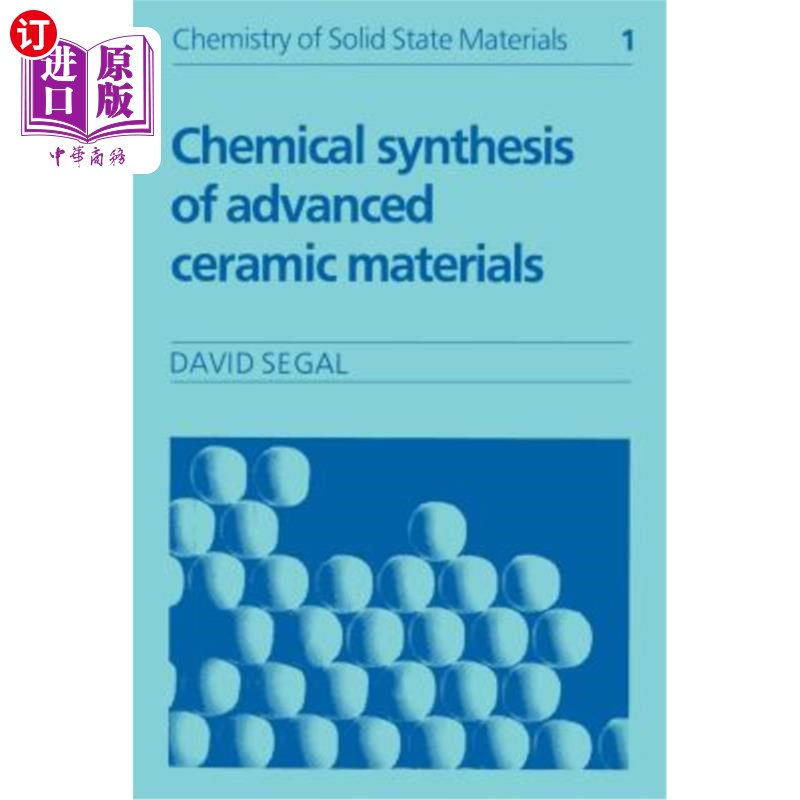海外直订Chemical Synthesis of Advanced Ceramic Materials 先进陶瓷材料的化学合成