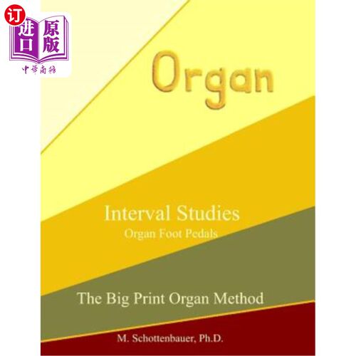 海外直订Interval Studies: Organ Foot Pedals 间隔研究：器官脚蹬