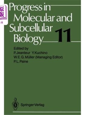 海外直订Progress in Molecular and Subcellular Biology 分子和亚细胞生物学进展