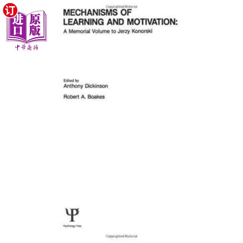 海外直订Mechanisms of Learning and Motivation 学习和动机机制