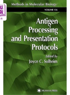 海外直订医药图书Antigen Processing and Presentation Protocols 抗原处理和呈递协议
