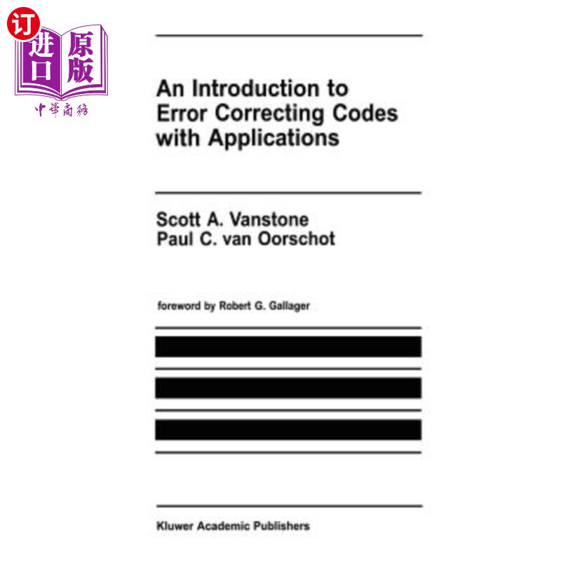 海外直订An Introduction to Error Correcting Codes with Applications 纠错码及其应用