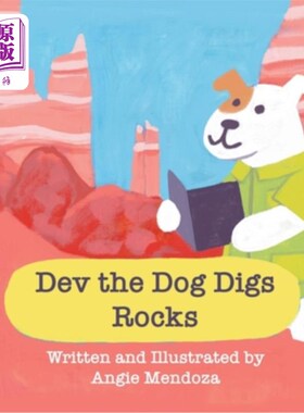 海外直订Dev the Dog Digs Rocks 开发狗挖岩石