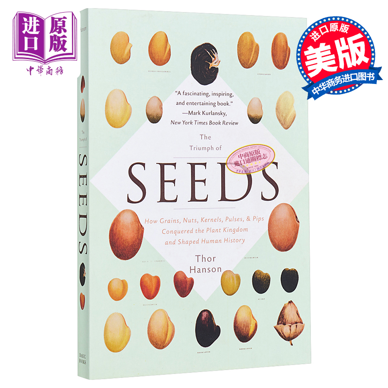 现货 【中商原版】 种子的胜利 英文原版 The Triumph of Seeds 美国自然文学奖得主索尔·汉森 Thor Hanson 科普读物
