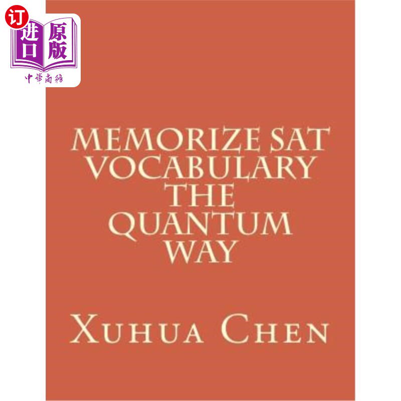 海外直订Memorize SAT Vocabulary The Quantum Way 用量子方法记忆SAT词汇