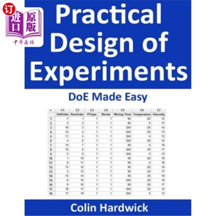 海外直订Practical Design of Experiments: DoE Made Easy! 实验的实际设计：DOE使之简单！