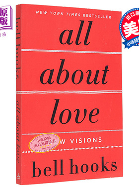 关于爱的一切 新视野 贝尔 胡克斯 All about Love New Visions 英文原版 Bell Hooks【中商原版】