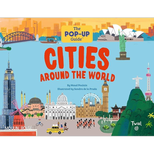 立体指南 地球上的大城市 The Pop-Up Guide Cities Around the World 英文原版 儿童立体书玩具书 科普绘本 精装【中商原版?