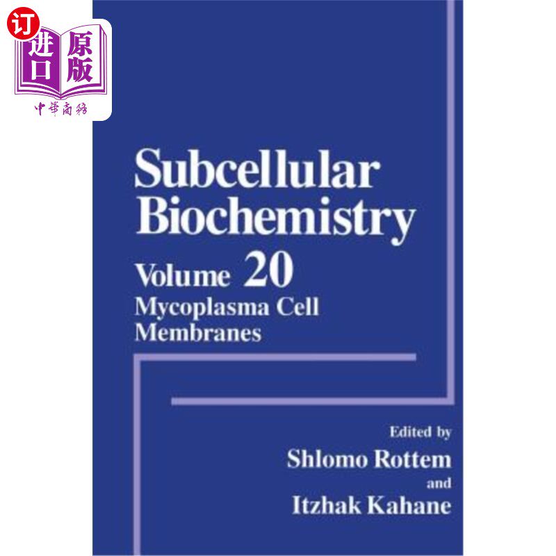 海外直订医药图书Mycoplasma Cell Membranes 支原体细胞膜