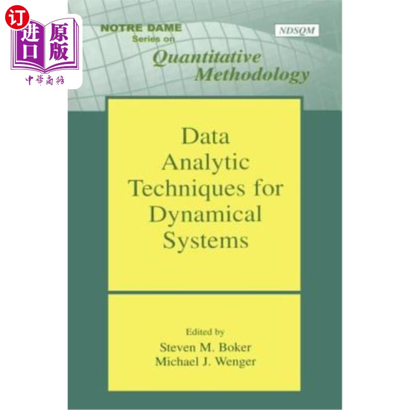 海外直订Data Analytic Techniques for Dynamical Systems 动力系统数据分析技术“，