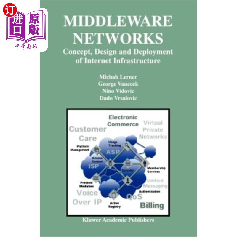 海外直订Middleware Networks: Concept, Design and Deployment of Internet Infrastructure 中间件:互联网基础设施的