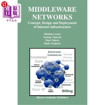 海外直订Middleware Networks: Concept, Design and Deployment of Internet Infrastructure 中间件:互联网基础设施的