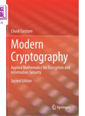 海外直订Modern Cryptography: Applied Mathematics for Encryption and Information Security 现代密码学:加密与信息安全