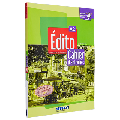 青少儿法语教材 2022版 Edito A2 学生练习册 + didierfle app A2 Cahier 法文原版 Roxane Amoravain 语言学习【中商原版】
