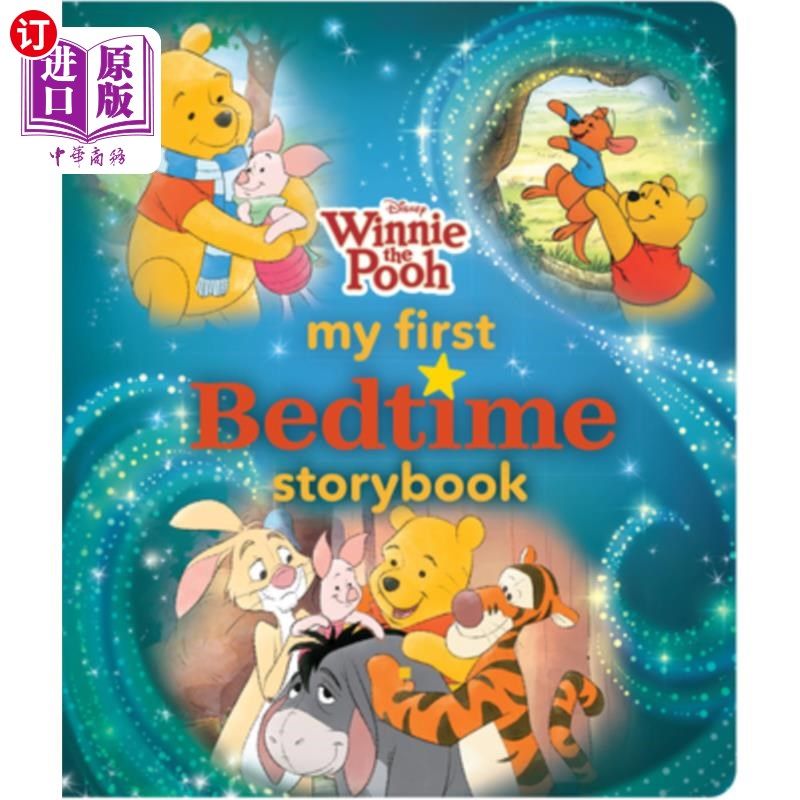 海外直订Winnie the Pooh My First Bedtime Storybook 小熊维尼我的睡前故事书