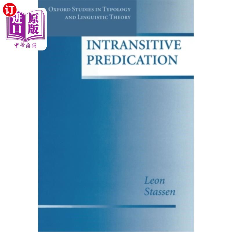海外直订Intransitive Predication 不及物的预测