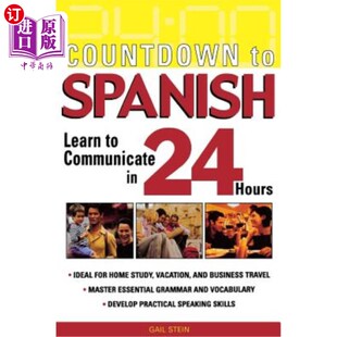 Learn Communicate 海外直订Countdown Hours Spanish 西班牙语倒计时：在24小时内学会交流