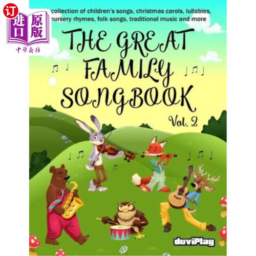 海外直订The Great Family Songbook. Vol 2 伟大的家庭歌曲集。第2卷