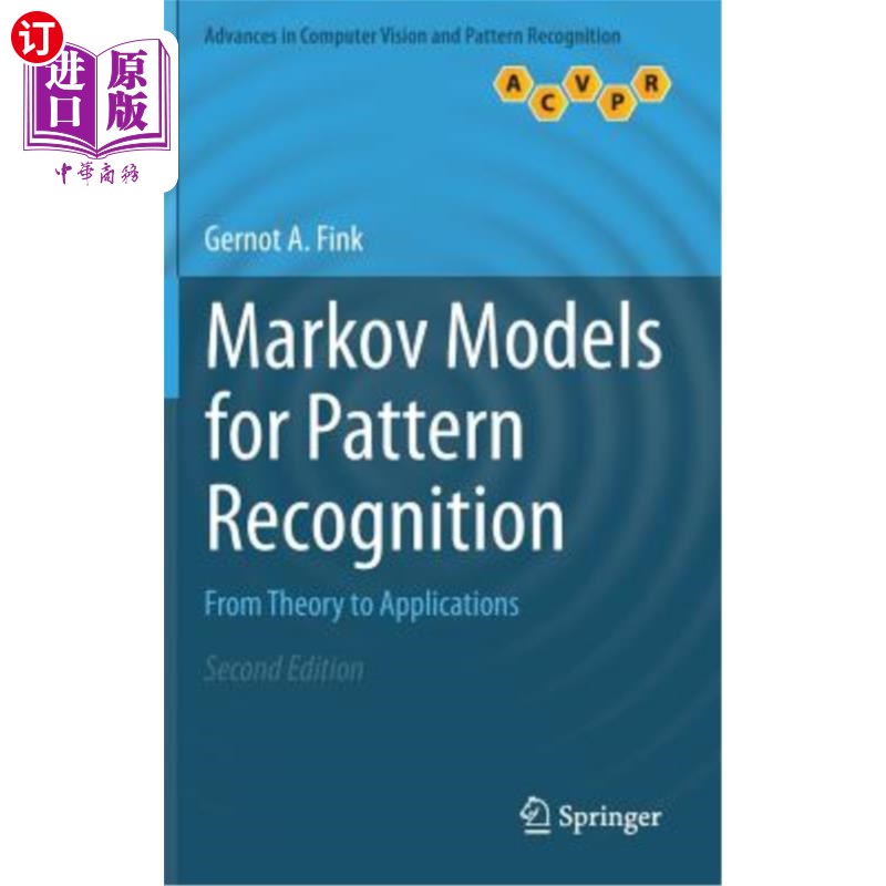 海外直订Markov Models for Pattern Recognition: From Theory to Applications 模式识别的马尔可夫模型:从理论到应用