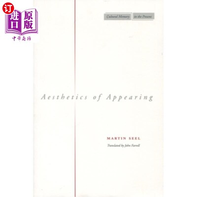海外直订Aesthetics of Appearing 出现美学