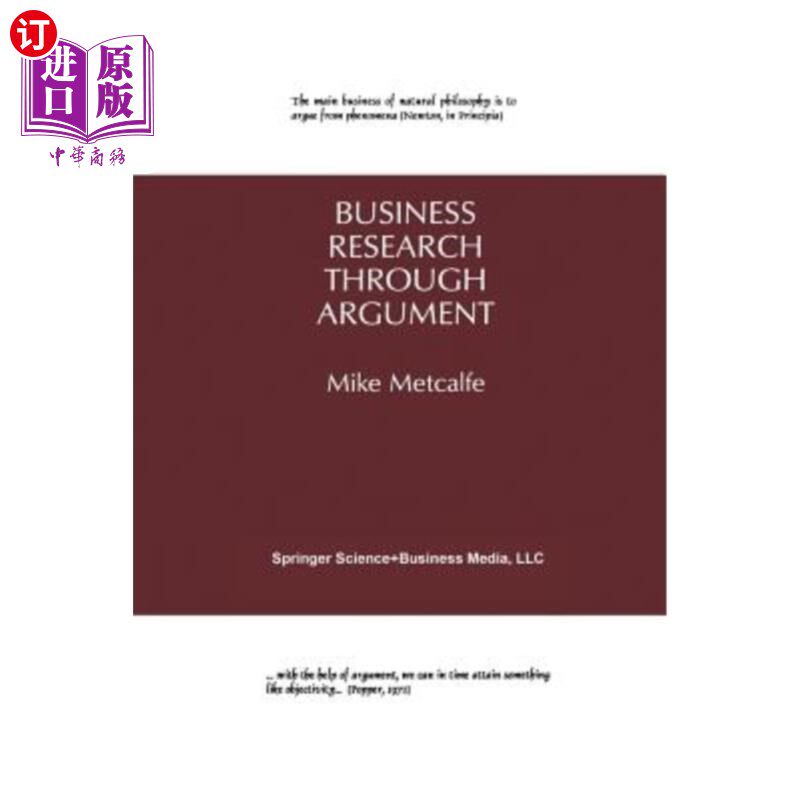 海外直订Business Research Through Argument 通过争论进行商业研究