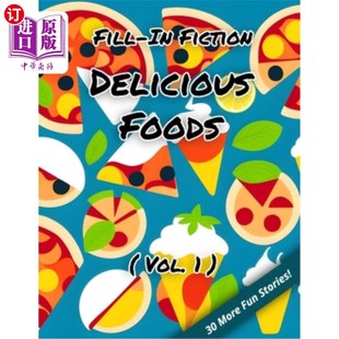 美食版 Delicious Volume Edition Fiction Foods 第一卷 海外直订Fill 填字小说