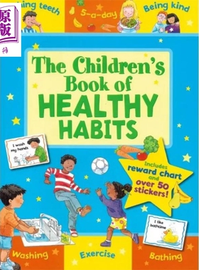 儿童健康习惯书 The Children's Book of Healthy Habits 英文原版 儿童好习惯养成 亲子共读读物 进口童书【中商原版】