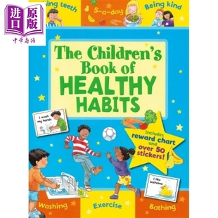 儿童健康习惯书 The Children's Book of Healthy Habits 英文原版 儿童好习惯养成 亲子共读读物 进口童书【中商原版】