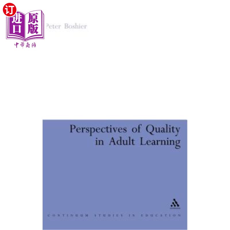 海外直订Perspectives of Quality in Adult Learning 成人学习质量的观点