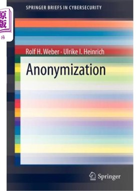 海外直订Anonymization 匿名化